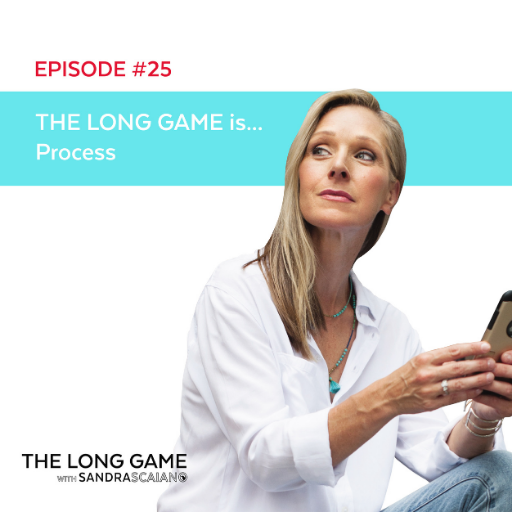THE LONG GAME Episode 25 Process with Sandra Scaiano