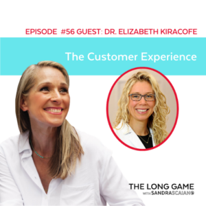 The LONG GAME Episode 56 with Sandra Scaiano Building Your Business Your Way with Dr. Elizabeth Kiracofe